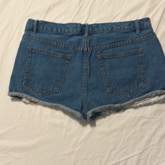 EUC American flag denim shorts - Picture 2 of 5